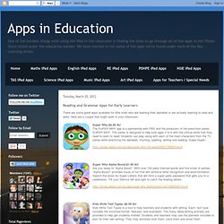 Reading and Grammar Apps for Early Learners