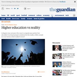 Higher education vs reality