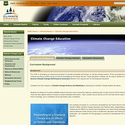 Climate Education : CCRC : Climate Change Resource Center, Web Link Resources