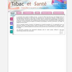 Tabac et santé : l'éducation à la santé en milieu scolaire - Editions SCEREN CRDP Montpellier