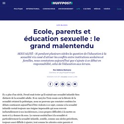 Ecole, parents et éducation sexuelle : le grand malentendu