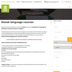 Higher Medical Education Slovakia