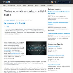 Online education startups: a field guide