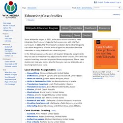 Education/Case Studies