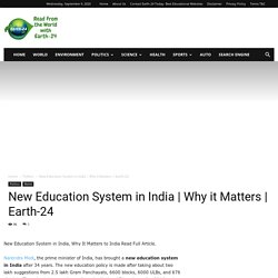New Education System in India
