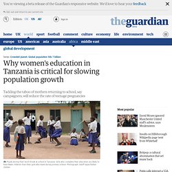 Why women's education in Tanzania is critical for slowing population growth