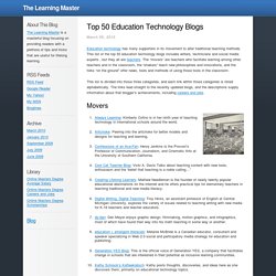Top 50 Education Technology Blogs