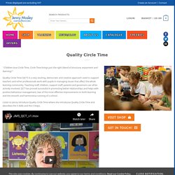 Quality Circle Time - Jenny Mosley Education Training and Resources