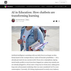 AI in Education: How chatbots are transforming learning