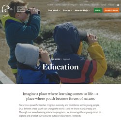 Education — Ducks Unlimited Canada
