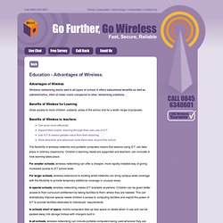 Education - More wireless advantages