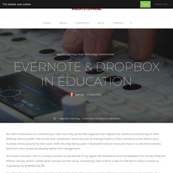 Evernote & Dropbox in Education