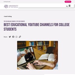 25 Best Educational YouTube Channels for College Students
