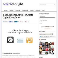 8 Educational Apps To Create Digital Portfolios