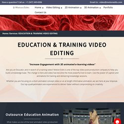 Educational Video Editing Company