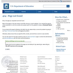 Federal Resources for Educational Excellence - Home Page
