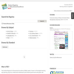 FREE - Federal Registry for Educational Excellence