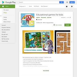 Educational games for kids – Android Apps on Google Play