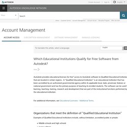 Which Educational Institutions Qualify for Free Software from Autodesk?