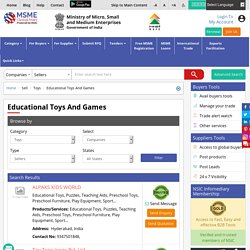 toys & games manufacturers list
