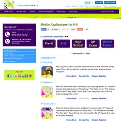 Educational Mobile Apps for K-8