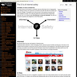 The 3 i's of internet safety