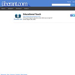 Educational Touch Profile Page - Uberant