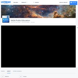 NASA Public, Ustream.TV: NASA TV airs a variety of regularly scheduled, pre-recorded educational and public relations programming 24 hours a day on its var...