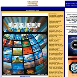 Educational Technology Publications