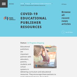 COVID-19 Educational Publisher Resources