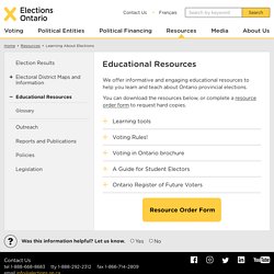 Educational Resources