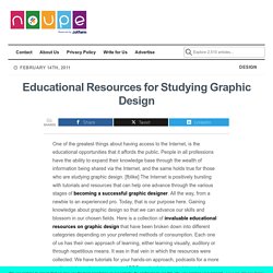 Educational Resources for Studying Graphic Design - Noupe Design Blog