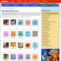 Educational Resources – Free Online Resources for Parents, Teachers and Kids