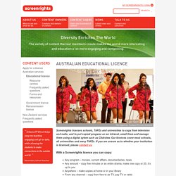 Australian educational licence
