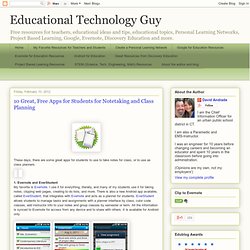 10 Great, Free Apps for Students for Notetaking and Class Planning