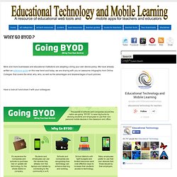 Why Go BYOD ?