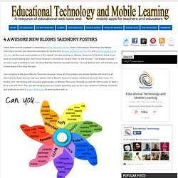 4 impresionantes nuevas floraciones Taxonomía Posters ~ Tecnología Educativa y Aprendizaje Móvil