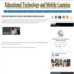 Educational Technology and Mobile Learning