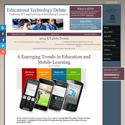 6 Emerging Trends in Education and Mobile Learning