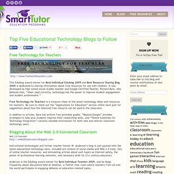 Top Five Educational Technology Blogs to Follow in 2010