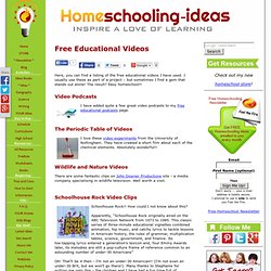 Free Educational Videos for Children