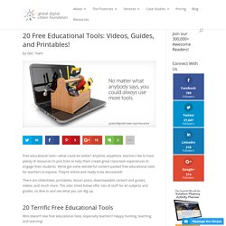 20 Free Educational Tools: Videos, Guides, and Printables!