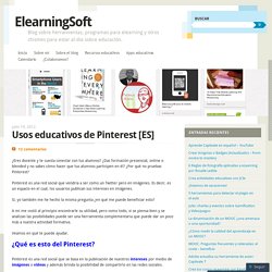 Usos educativos de Pinterest [ES]