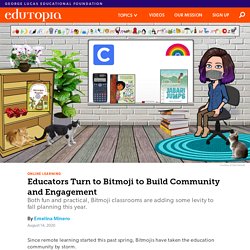 Educators Turn to Bitmoji to Build Community and Engagement