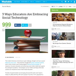 3 Ways Educators Are Embracing Social Technology