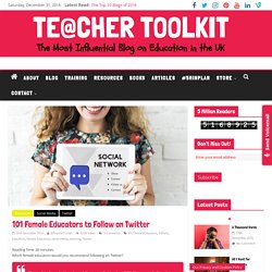 101 Female Educators to Follow on Twitter