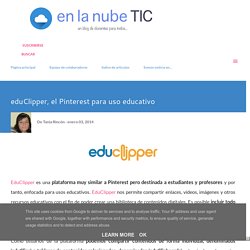 eduClipper, el Pinterest para uso educativo