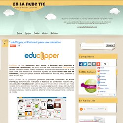 eduClipper, el Pinterest para uso educativo