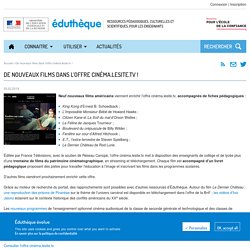 Éduthèque - Actualité 