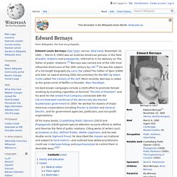 Edward Bernays